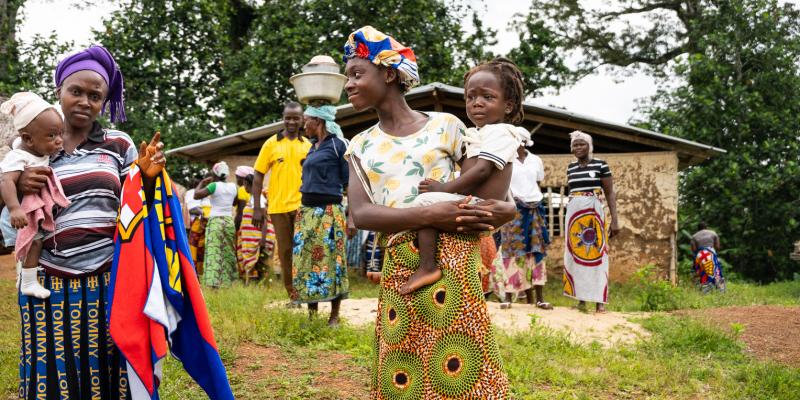 THE MOTHERS OF RURAL LIBERIA ARE LEARNING THE IMPORTANCE OF NUTRITION AND PROPER MEDICAL CHECK-INS DURING PREGNANCY.