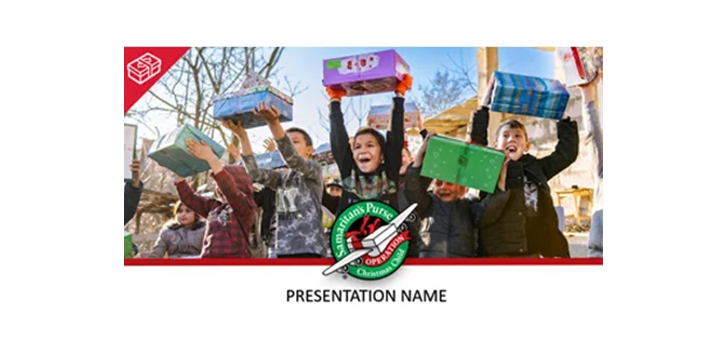 Operation Christmas Child Slide Templates