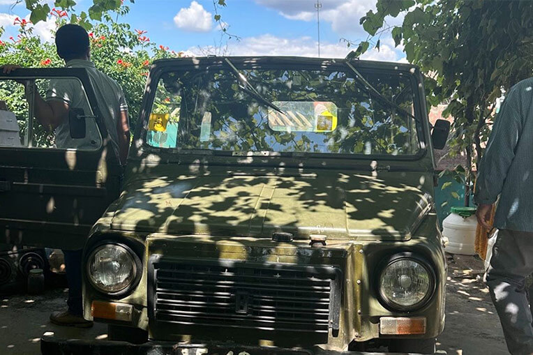 Vasyl’s antique car that is riddled with bullet holes reminds him of how God protected him even when he didn’t realize he was in danger.