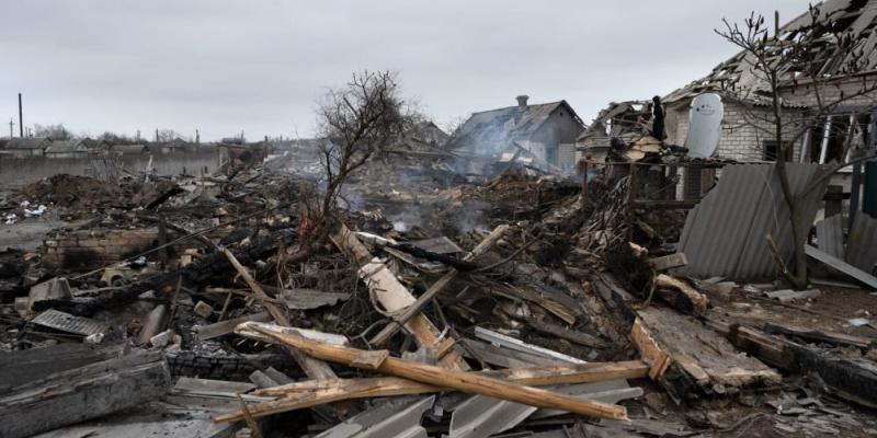 Shelling, missile strikes, and bomb blasts have devastated certain towns and villages in Ukraine.