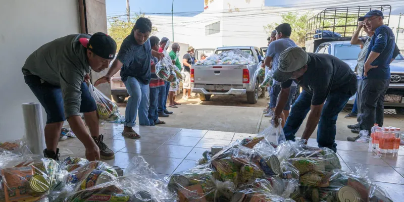 Parcels of rice, beans, tuna, and chicken breast have been delivered to nearly 12,000 people through our network of local church partners. 