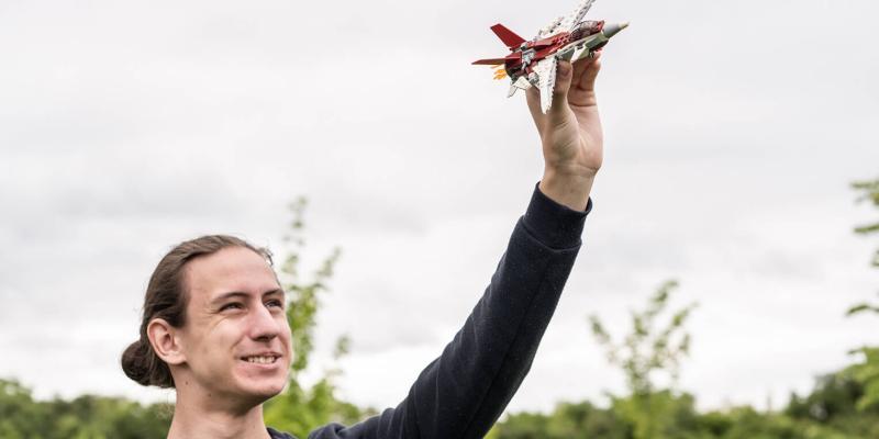 Daniel enjoyed receiving a toy airplane in his shoebox gift as an 8-year-old because he had dreams of becoming a pilot.