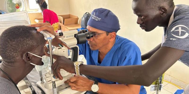 SAMARITAN'S PURSE SURGEONS RESTORED SIGHT TO HUNDREDS OF CATARACT PATIENTS IN SOUTH SUDAN.