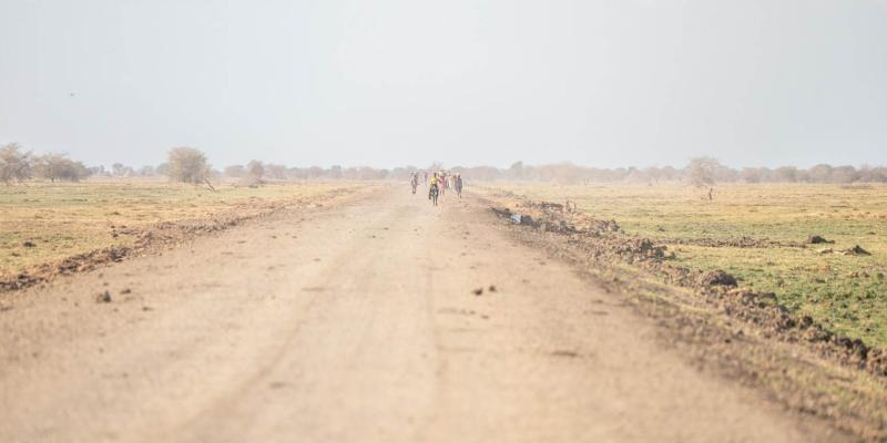 Each week they come to six days of classes and return home, walking hours along the roads.