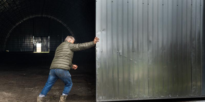 Serhiy’s newly repaired grain storehouse opens doors of opportunity for his community.