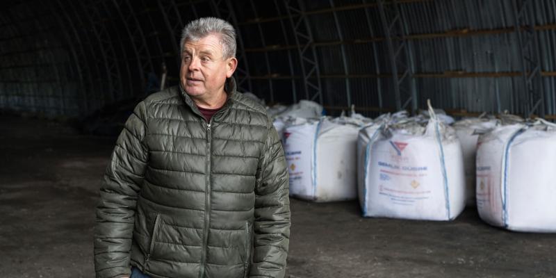 “I am grateful to God that we are still holding on, standing strong, and recovering after the destruction,” Serhiy said.