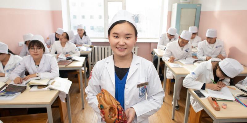 Migaa, who is now pursuing a career as a cardiologist, after received her own surgery through Children’s Heart Project as a teenager