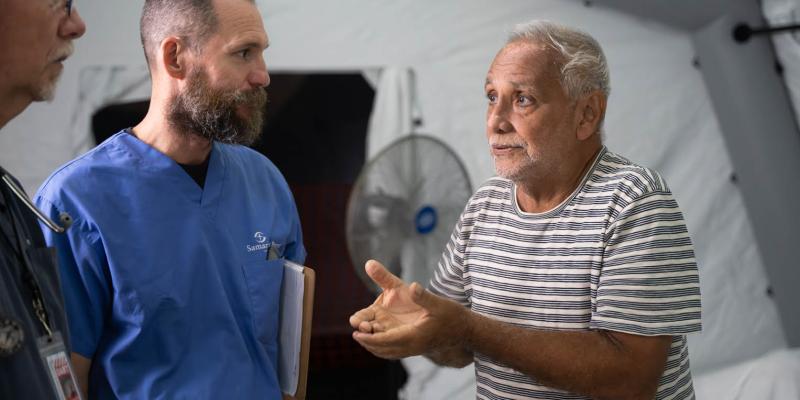 Juan was grateful to receive treatment provided with such kindness.
