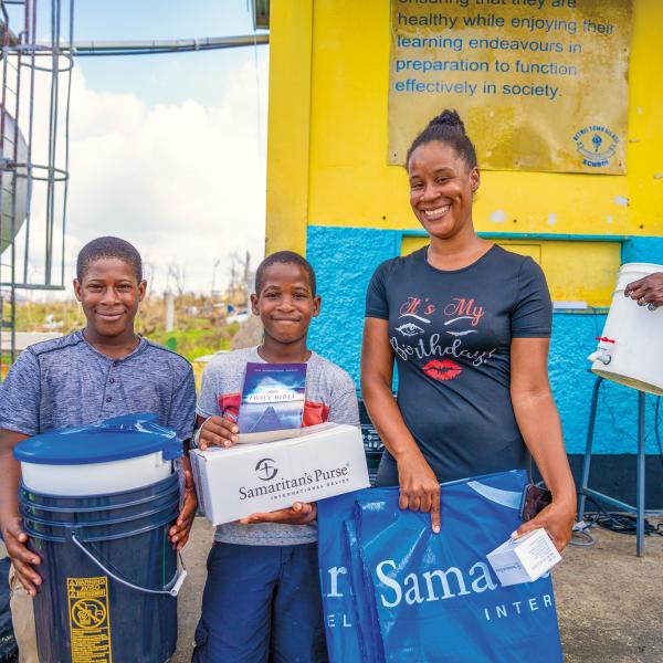 help a family survive a disaster