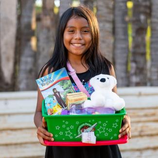 Fernanda's home was destroyed when Hurricane Otis hit Acapulco. She was reminded of God's love for her and her family through Operation Christmas Child.