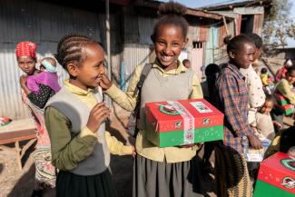 Each shoebox gift is an opportunity to share the Gospel with a child in need and to put a smile on their face!