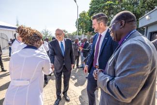 SCOTT HUGHETT, Director of World Medical Mission, joined the celebration at Tenwek.