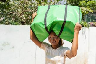 “I am very very happy for this,” said recipient Gawa*. “Thank you so much for this gift!”