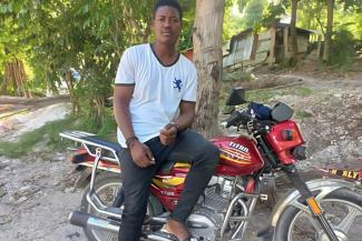 John joined a savings group that loaned him the money to buy a motorcycle taxi, enabling him to make a profit to provide for his family. In partnership with local churches, we help form groups like these to encourage entrepreneurship and livelihood development in Haiti.