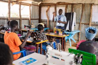 Instruction in Timothy’s tailoring class is also paired with Biblical instruction on conflict management and the truth of the Good News of Jesus Christ ruling in people’s hearts.