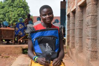 Abiakwa, 16, is excited to return home and back to school with restored sight. Cataracts were limiting her ability to study and drawing mockery from peers. She is full of gratitude and forgiveness. She holds a cherished audio Bible device that’s enabled her to enjoy God’s Word during her recovery time after cataract surgery.