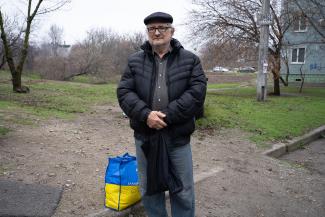 Alexander sees God coming to his aid with each bag of groceries he receives from Samaritan’s Purse.