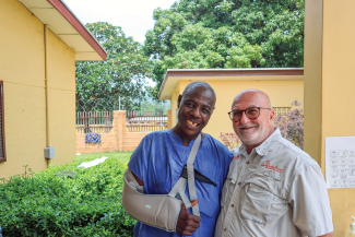 YOHANNA can return to his work as a pastor and farmer after having surgery to fix his shoulder.