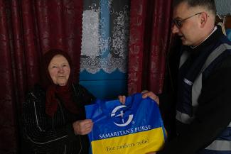 When church partners deliver the groceries, they encourage Hanna that God is near, no matter how dark things may appear.