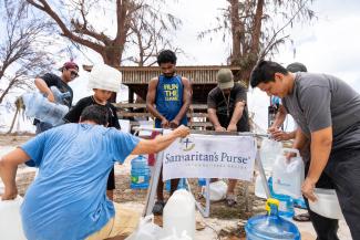 State-of-the-art desalination machines set up by Samaritan’s Purse experts are providing clean, purified water to hundreds of people on Saipan every day.