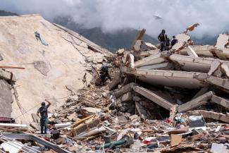 Thousands of people were killed or injured during the quakes. Many are still missing.