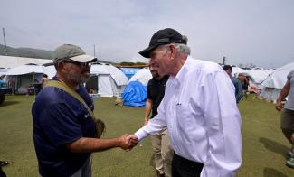 Franklin Graham meets Pastor Manuel