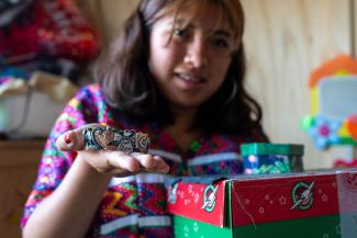 Of all the items in her shoebox gift, the bracelets captivated Angelita’s heart the most.